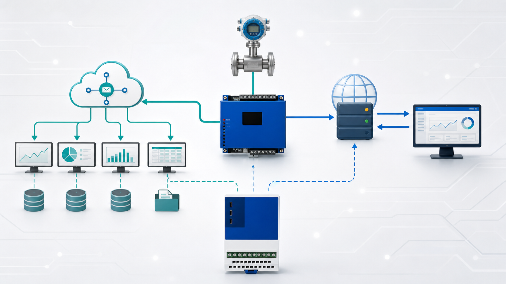 MQTT 발행·구독과 HTTP API 요청·응답을 나누어 비교한 구성